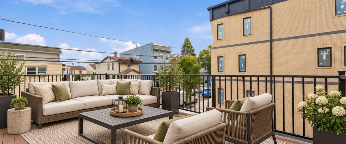 500 davis outdoor deck staged